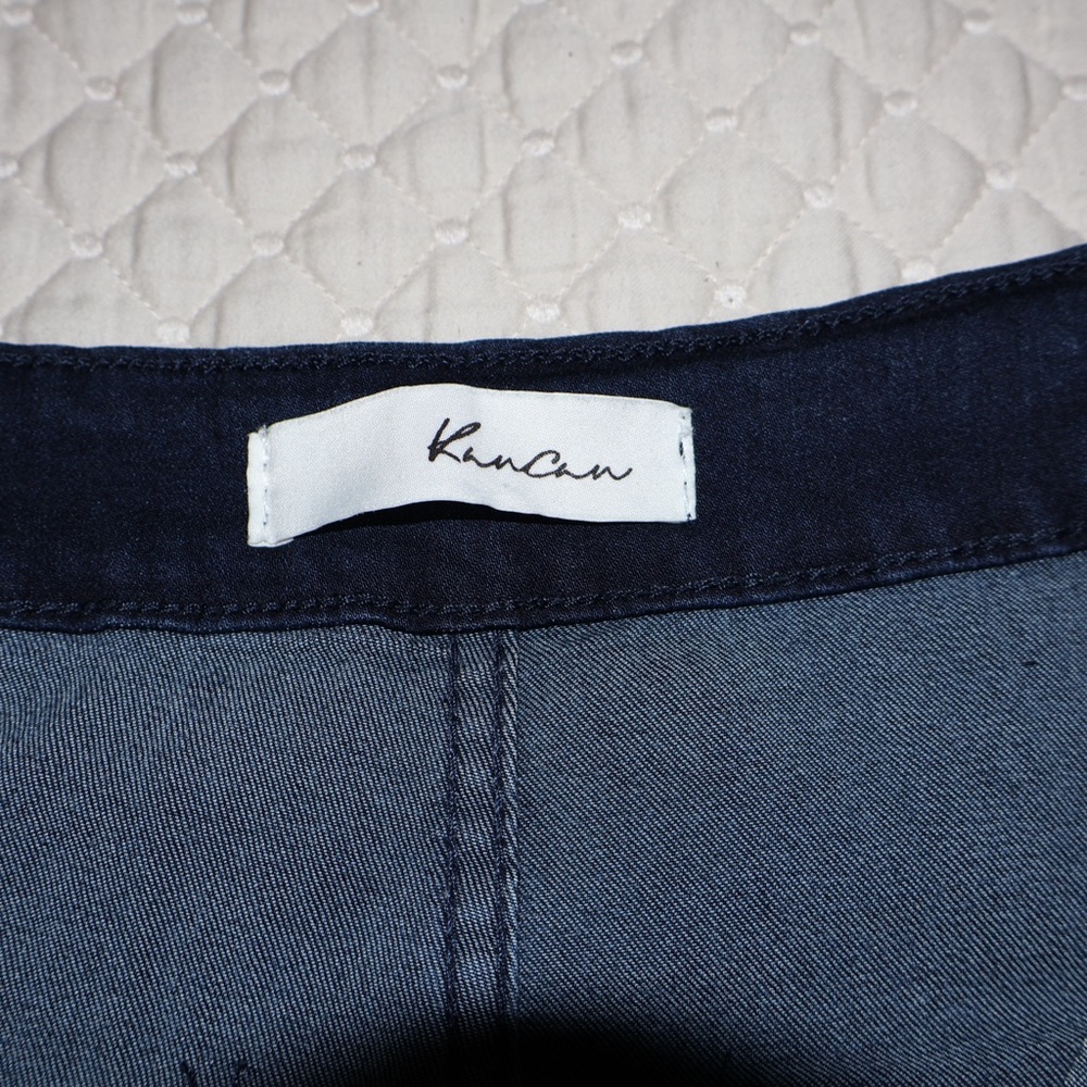 KanCan High-Rise Women's Dark Blue Flare Jeans - Picture 3 of 6